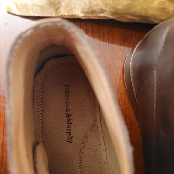 Johnston & Murphey Chukka Cap Tow Boot Chocolate Brown Size 12 Great Condition - Picture 5 of 9